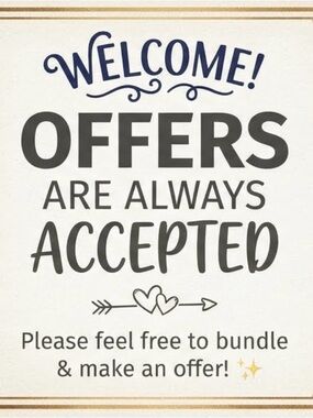 Welcome Offers